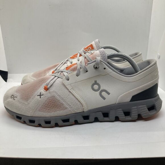ON Cloud X Shift Mens Size 9  Gray Orange Athletic Running Shoes Sneakers main image 4